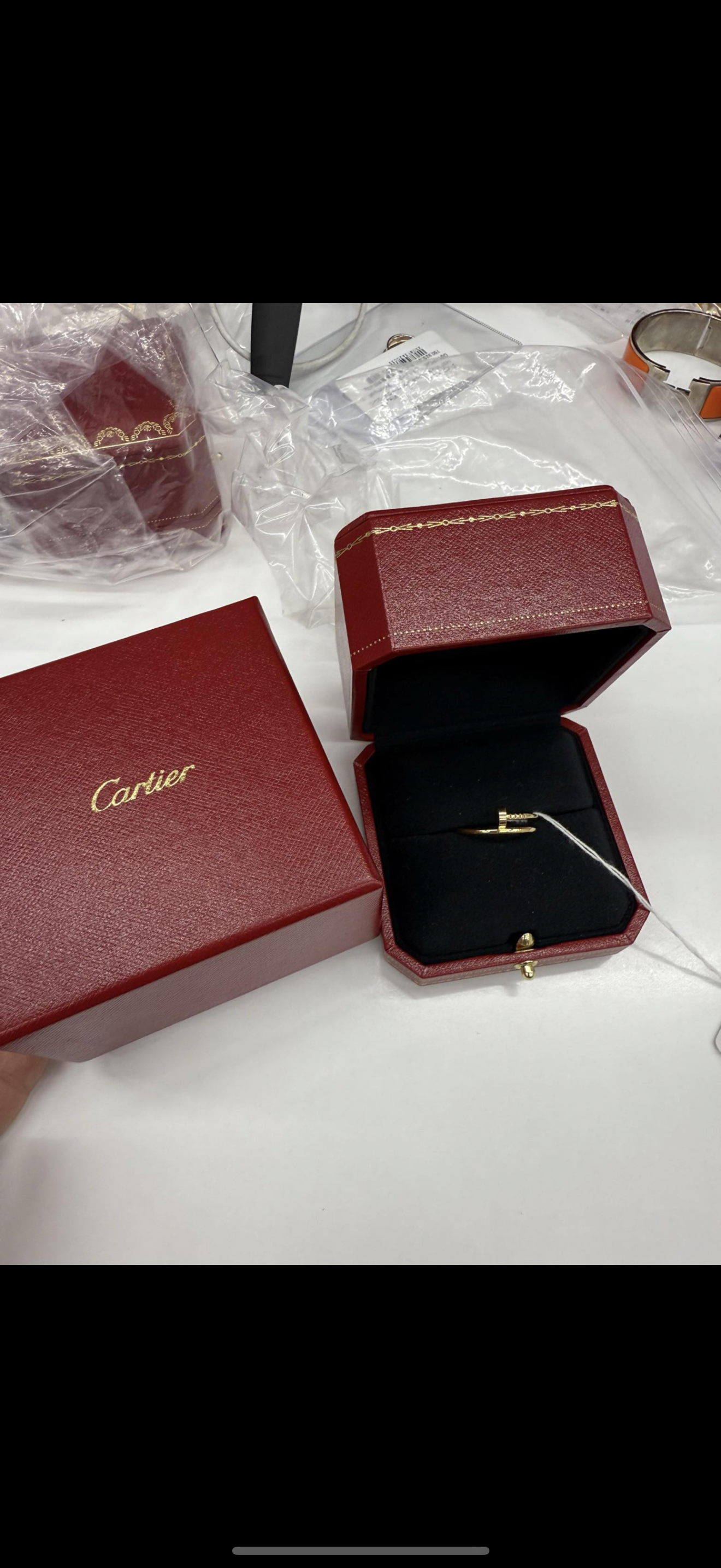 cartier ring deposit