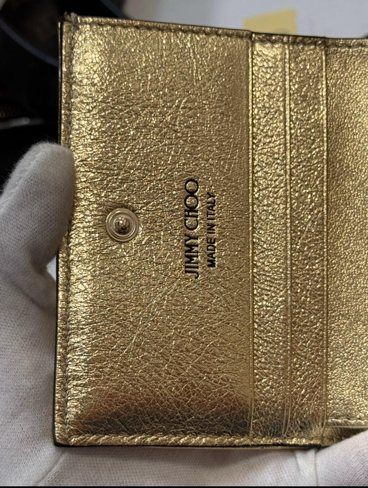 Jimmy Choo Shinny Gold Wallet