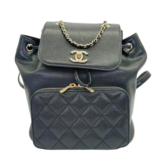 CHANEL <br> Caviar Skin Business Affinity Backpack