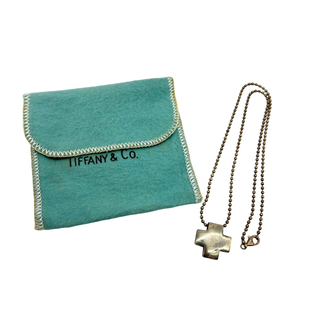 Tiffany &amp; co.  <br>Collier Croix Romaine