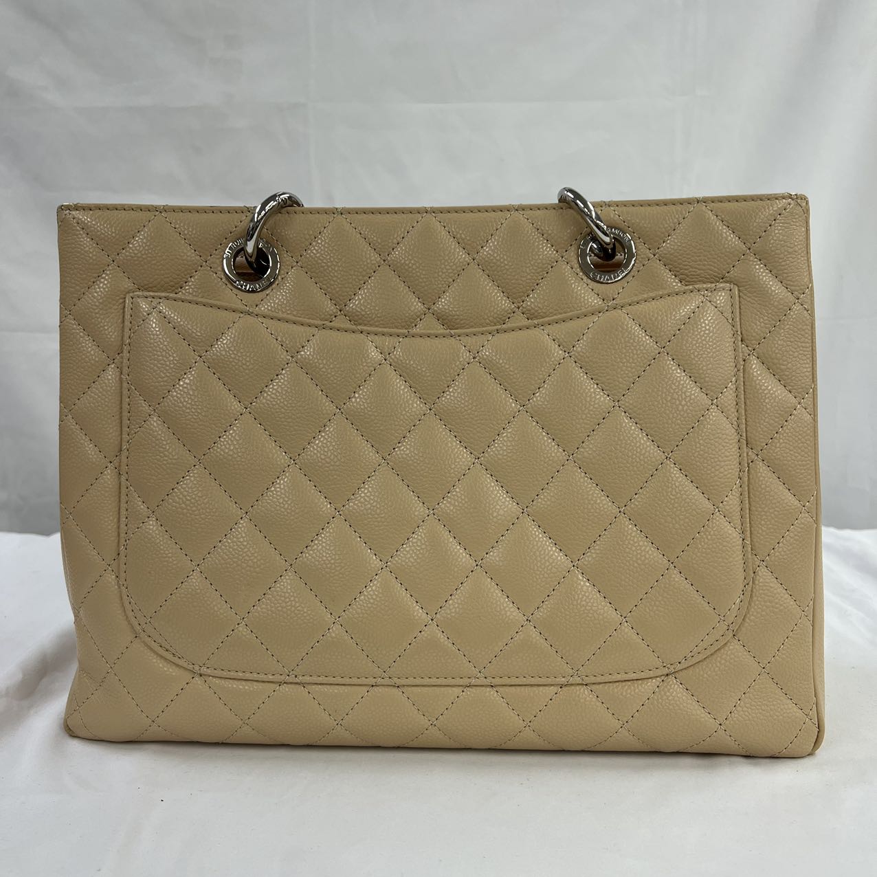 CHANEL<br> GST Caviar Beige