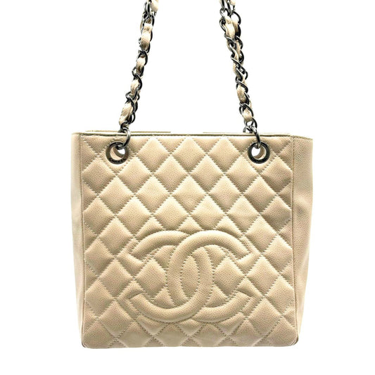 CHANEL <br> Caviar Skin Tote Bag