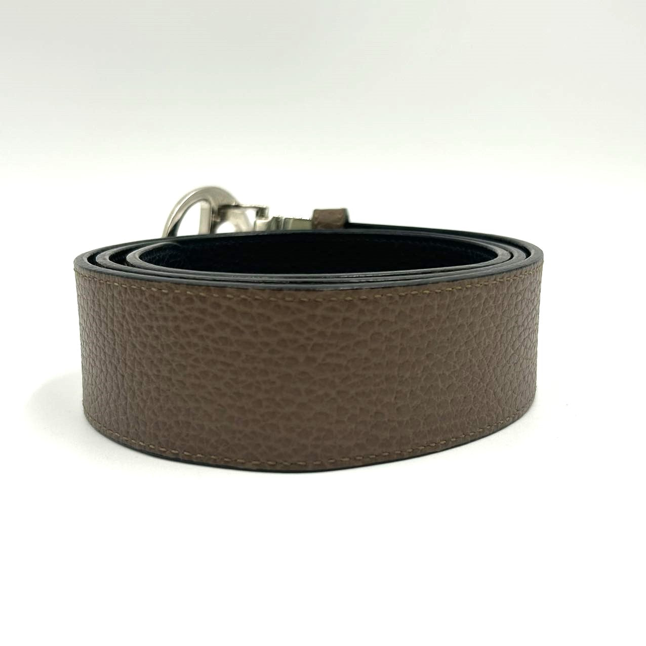 GUCCI<br>Reversible Leather Belt 449715