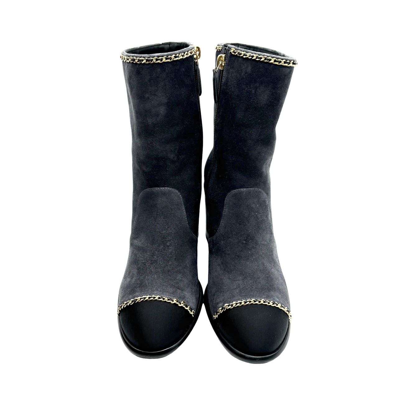 CHANEL<br> Bottes en daim