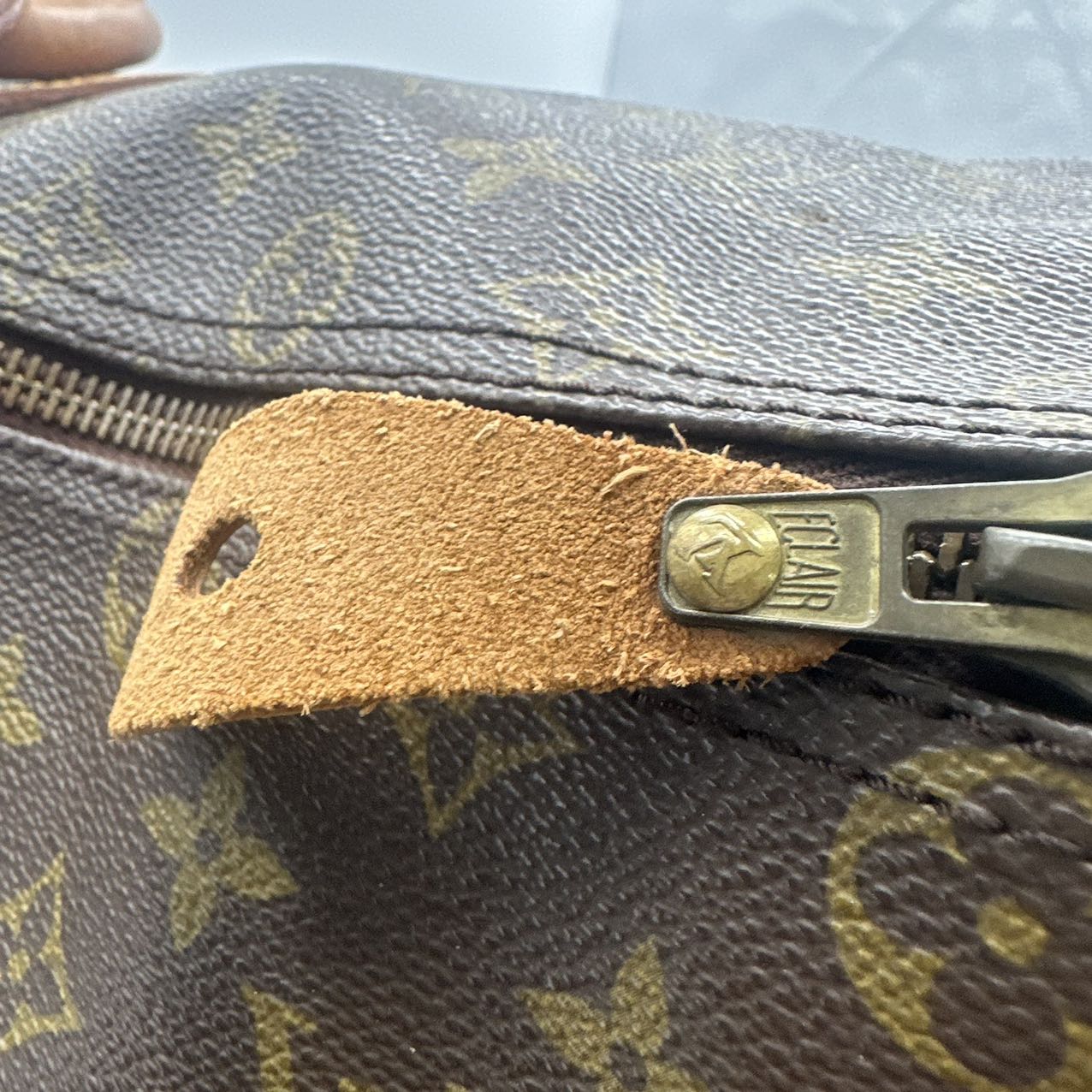 LOUIS VUITTON<br> Keepall mit Monogramm