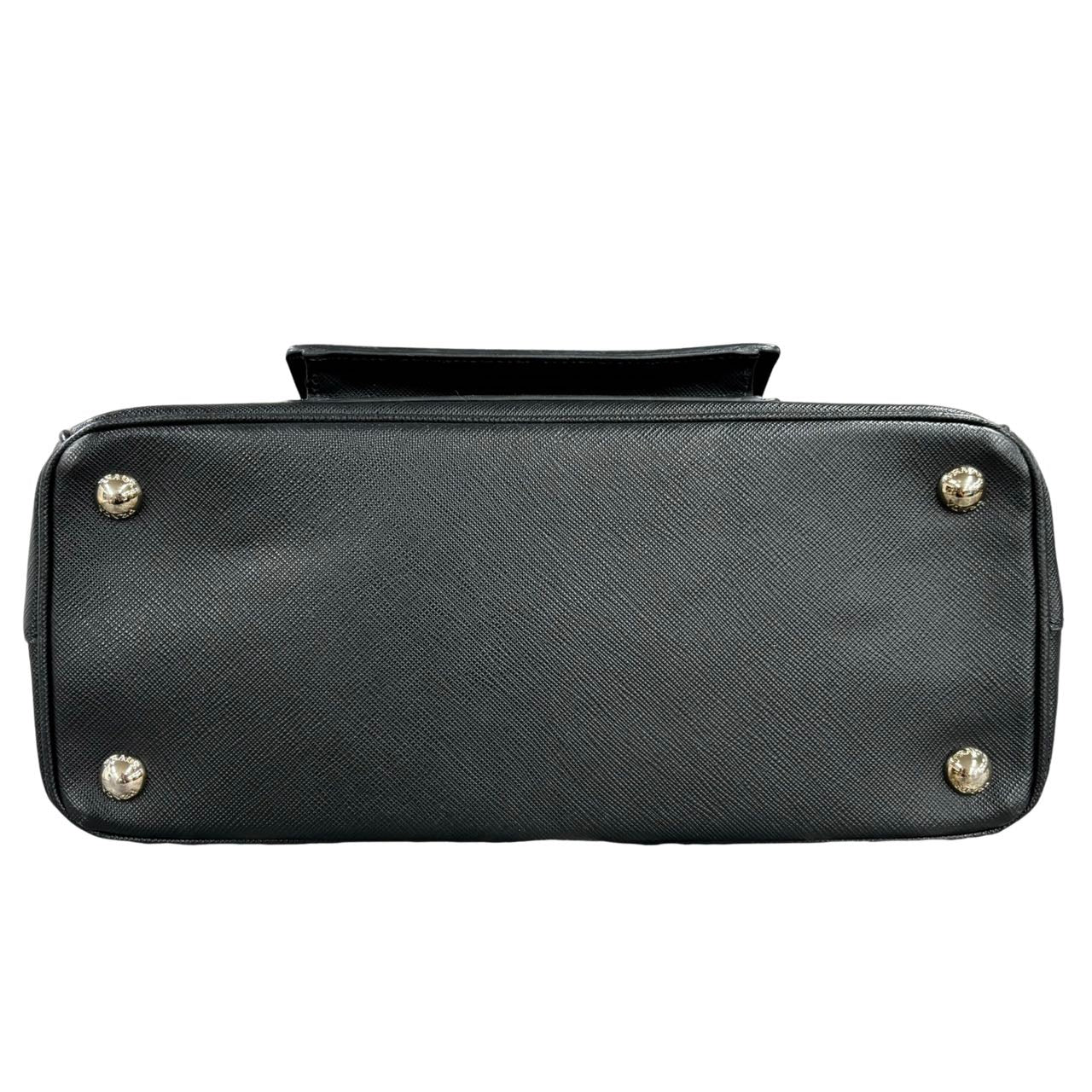 PRADA<br> 2-Wege-Tasche mit Fronttasche aus Saffianoleder