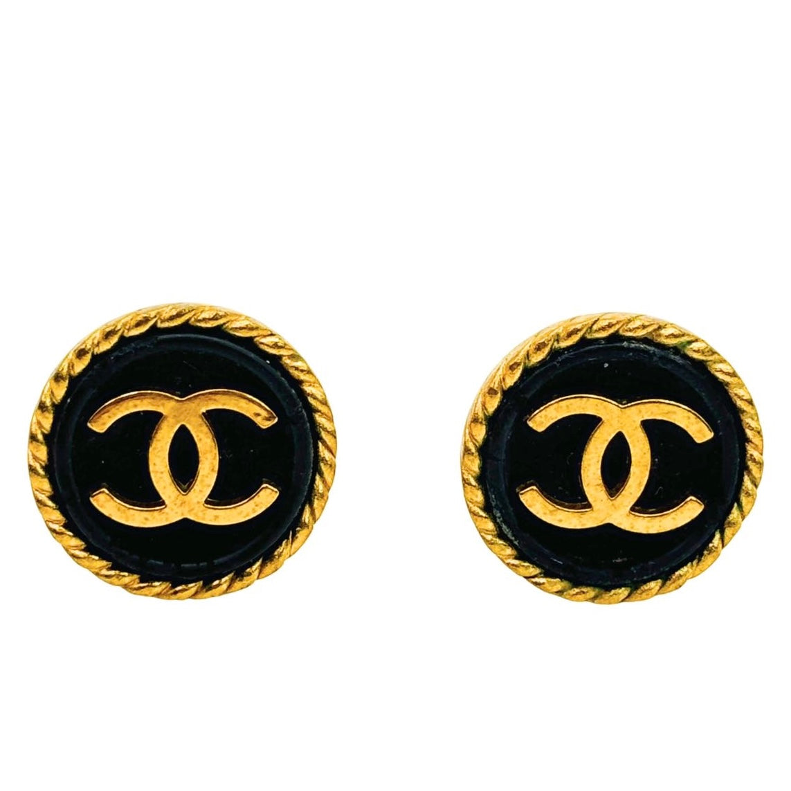 CHANEL<br> CC Ohrringe Gold