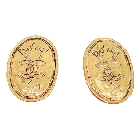 CHANEL <br> Earrings Gold