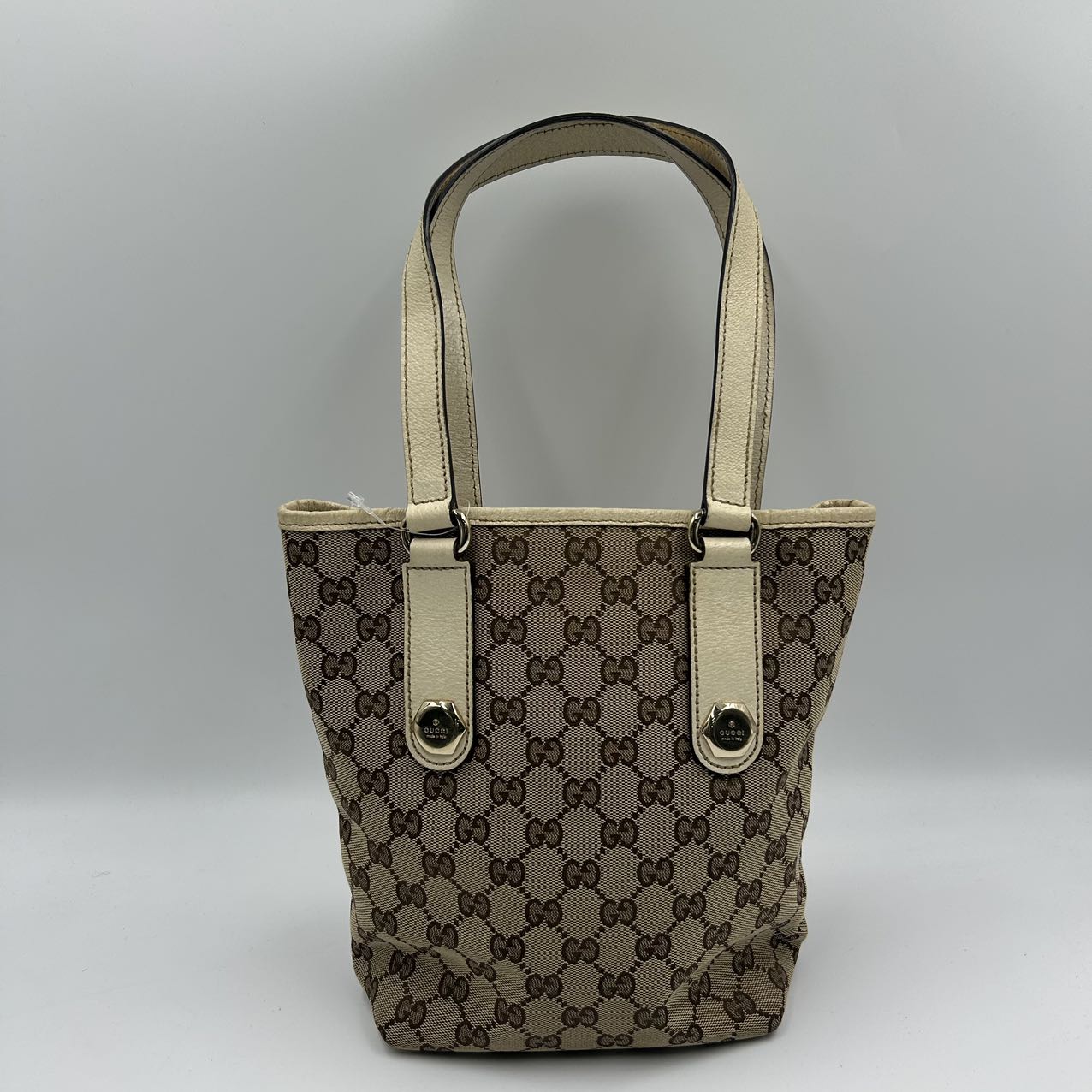 GUCCI<br> Tote Aus Canvas Mit GG