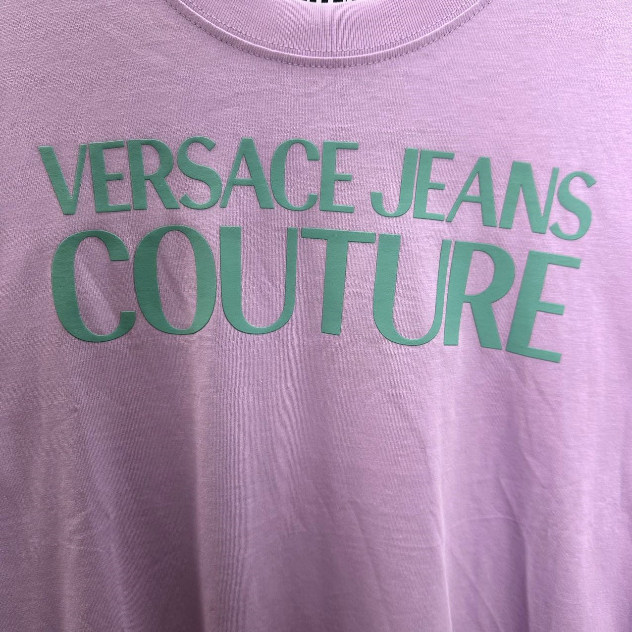 VERSACE JEANS<br>Couture Logo Tee Purple