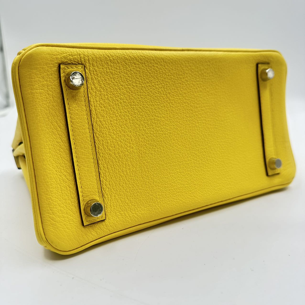 HERMES<br>  Birkin 25 Jaune De Naple D stamp