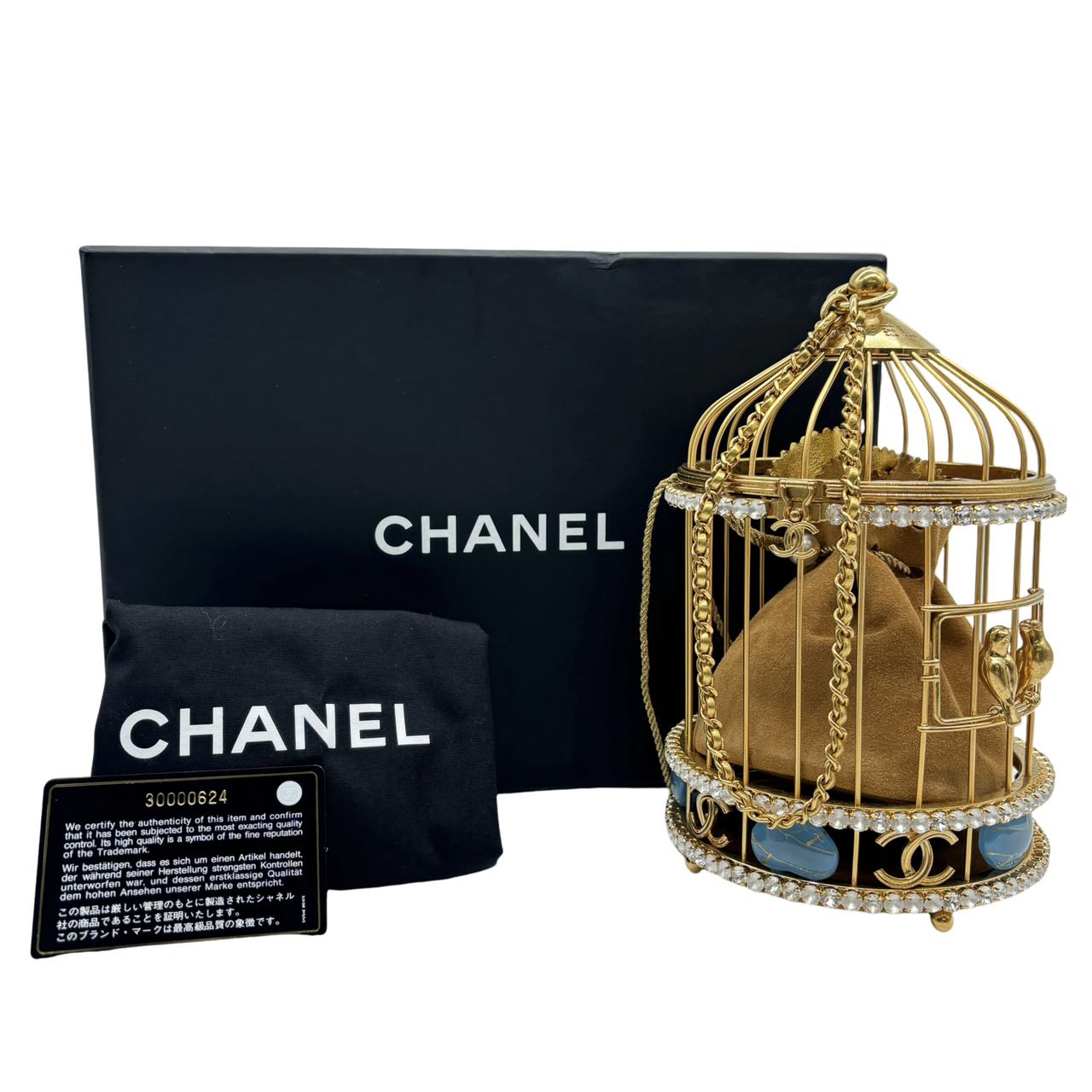 CHANEL <br> Runway Bird Cage Minaudiere Bag