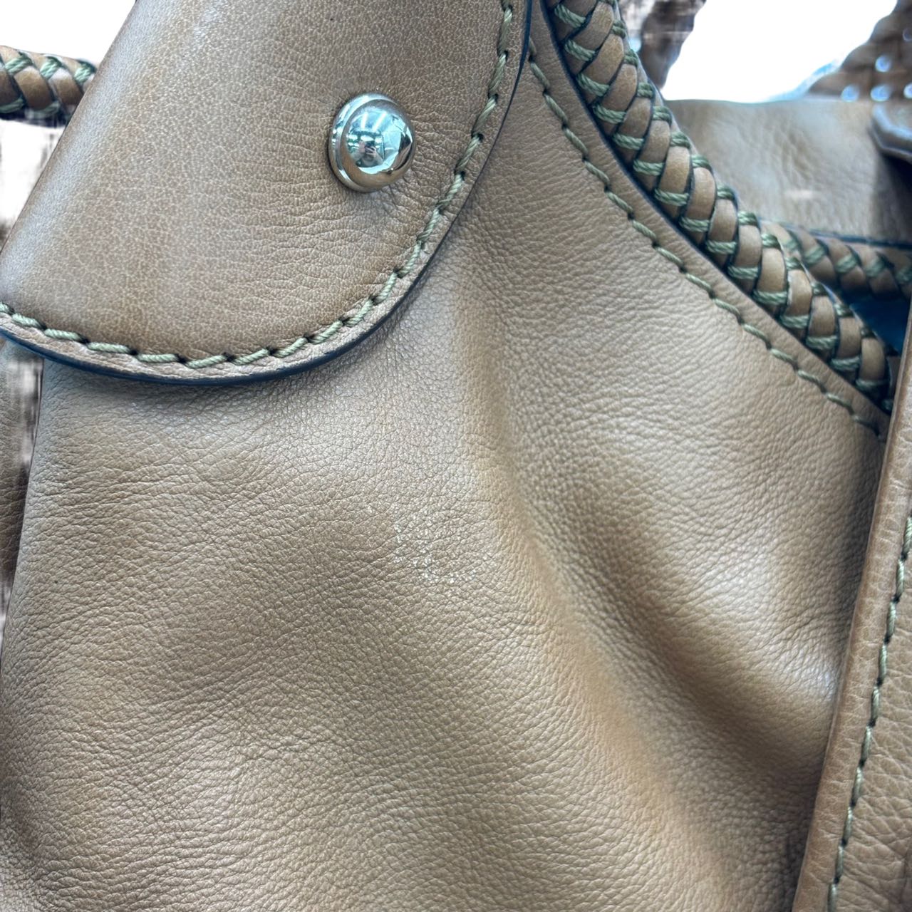 GUCCI <br> Marrakech Leather Shoulder Bag