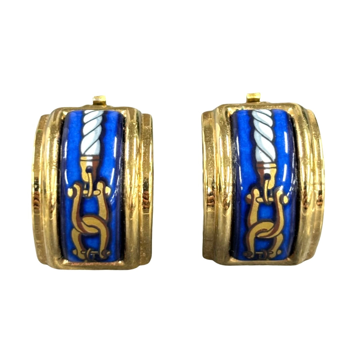 HERMES <br> Email Earrings