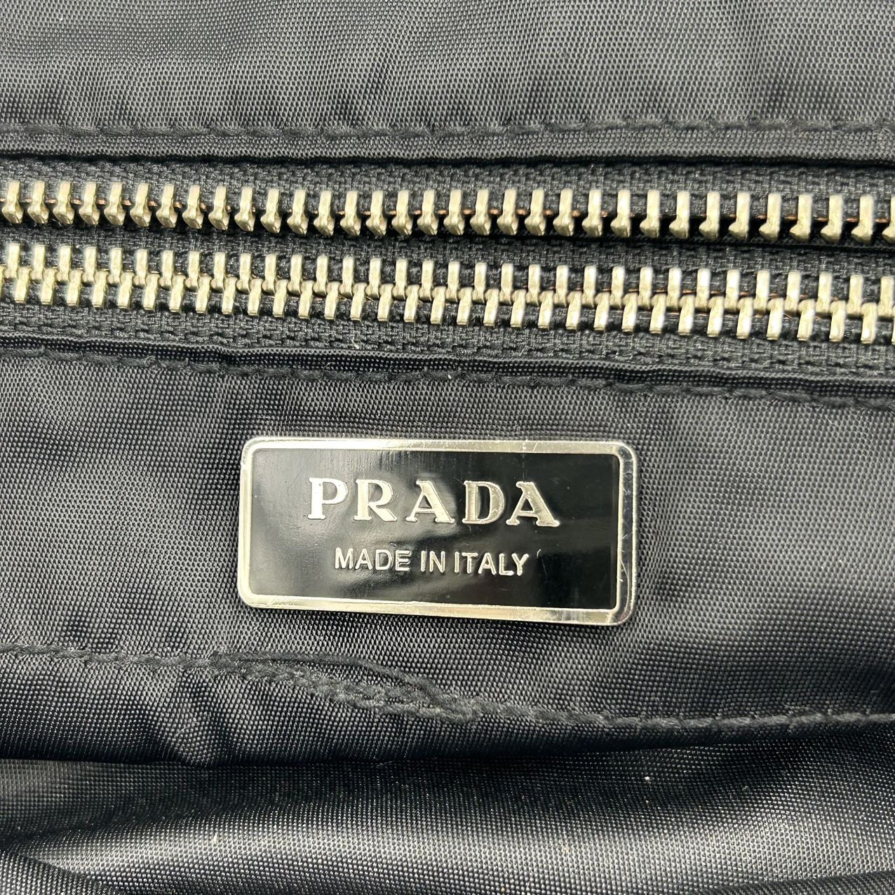 PRADA<br> Tessuto Tote Schwarz