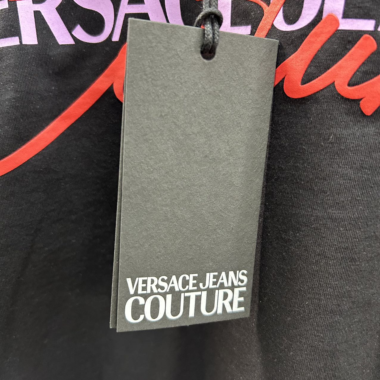 VERSACE JEANS<br>Couture Logo Tee Black