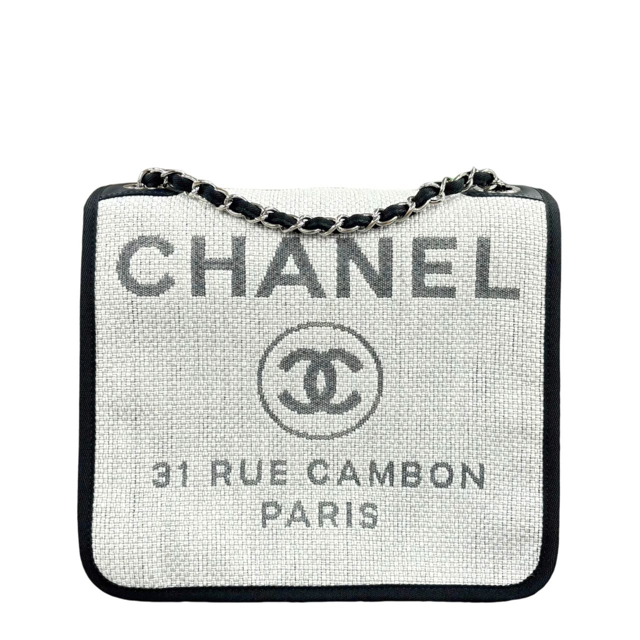 CHANEL <br> Deauville Chain Messenger Bag