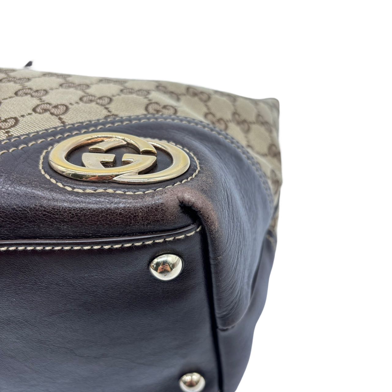 GUCCI<br> Nouveau sac fourre-tout en toile Britt GG