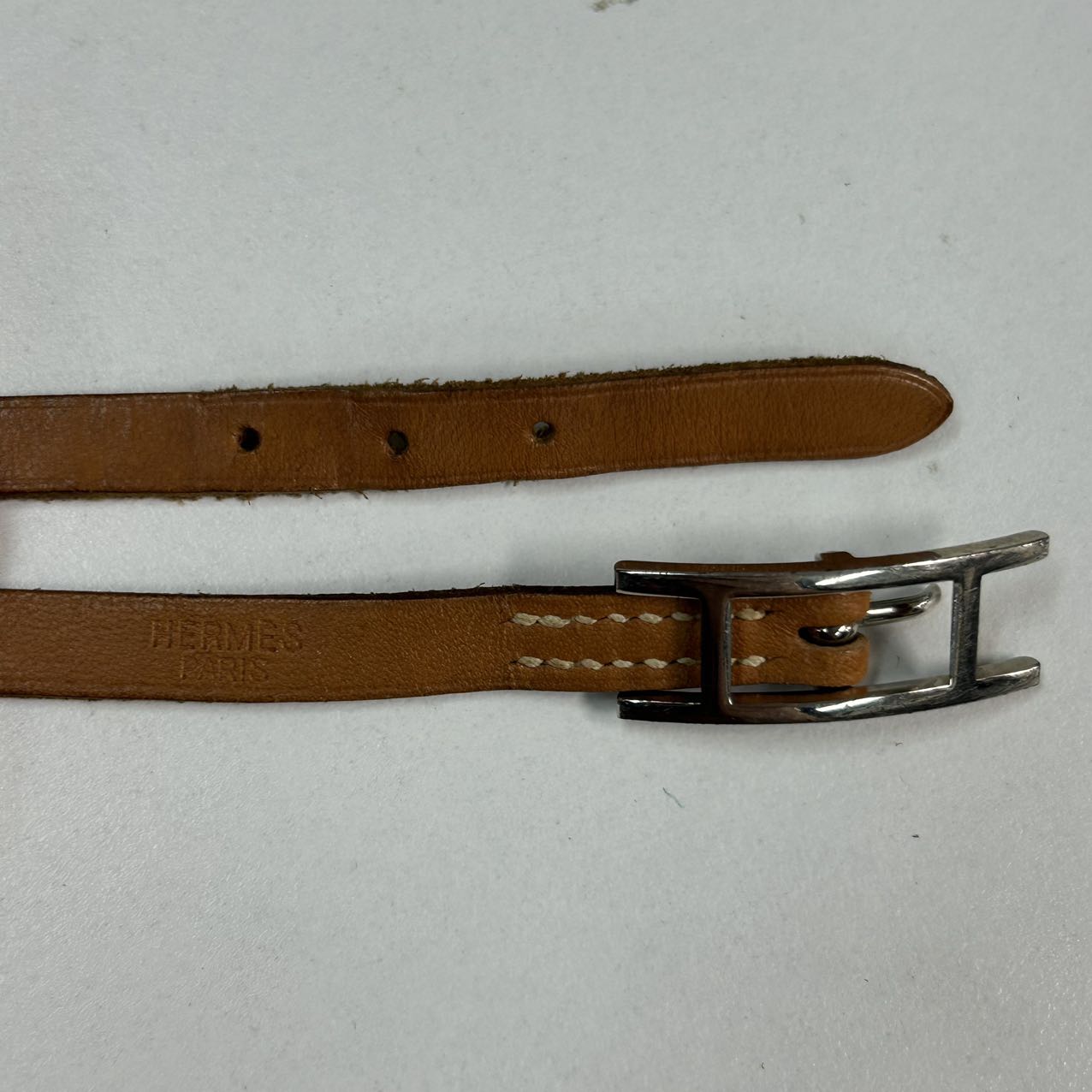 HERMES<br>Leather Bracelet