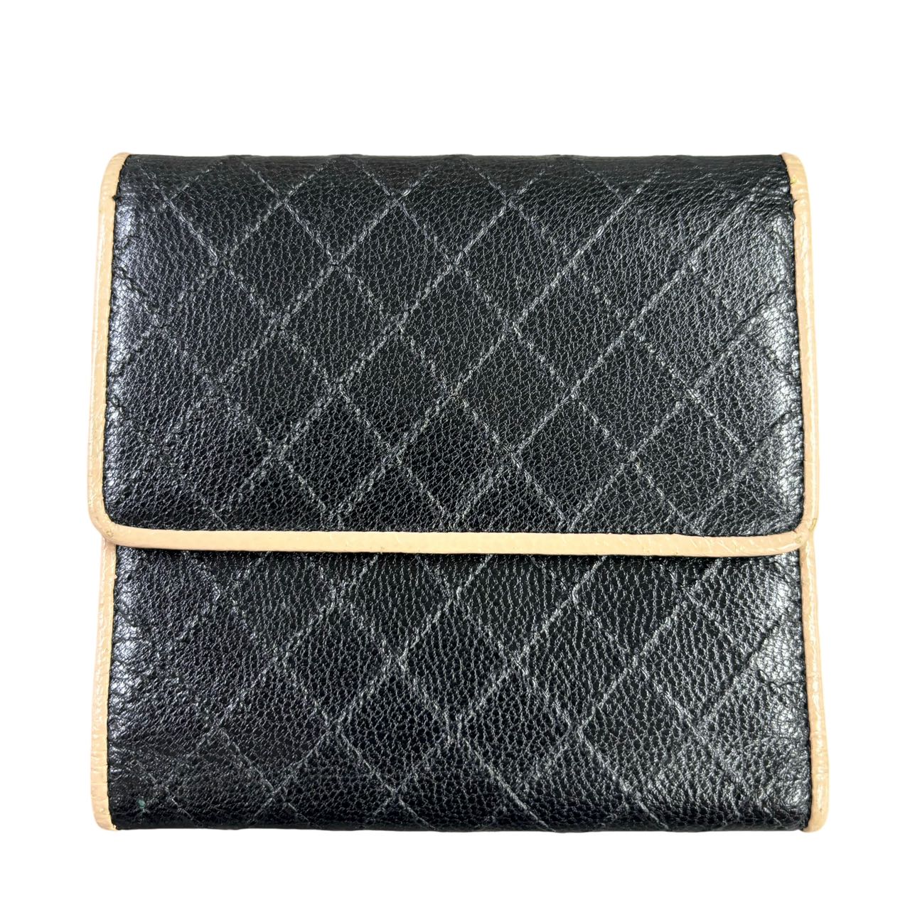 CHANEL <br> Quilted Leather CC Trifold Wallet