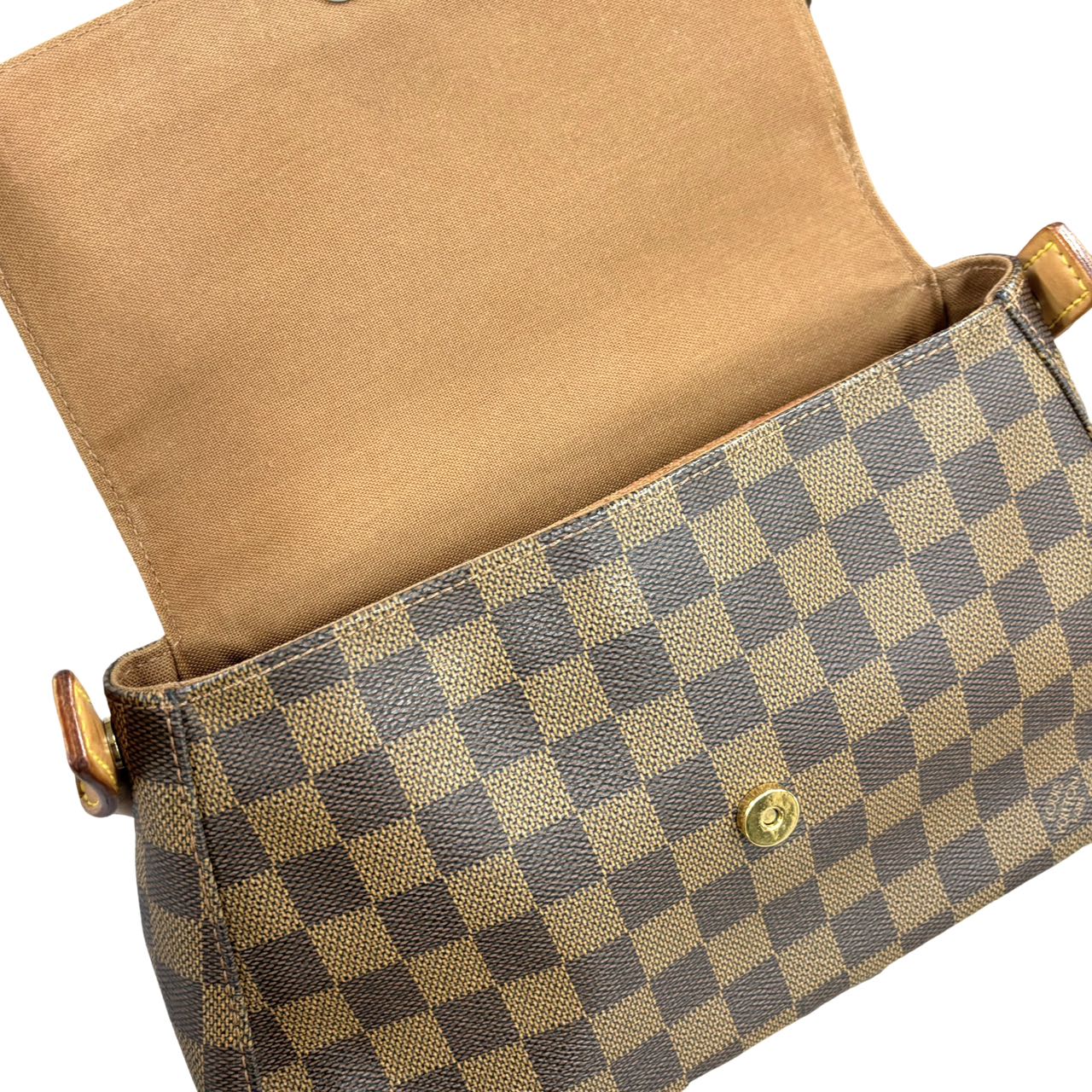 LOUIS VUITTON<br> Damier Mini Looping Ebène