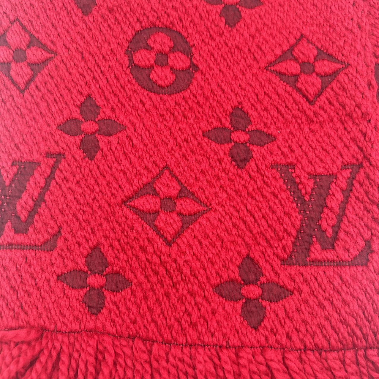 LOUIS VUITTON<br> Monogramm-Echarpe Logomania-Schal