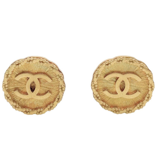 CHANEL<br> Boucles d'oreilles CC Or