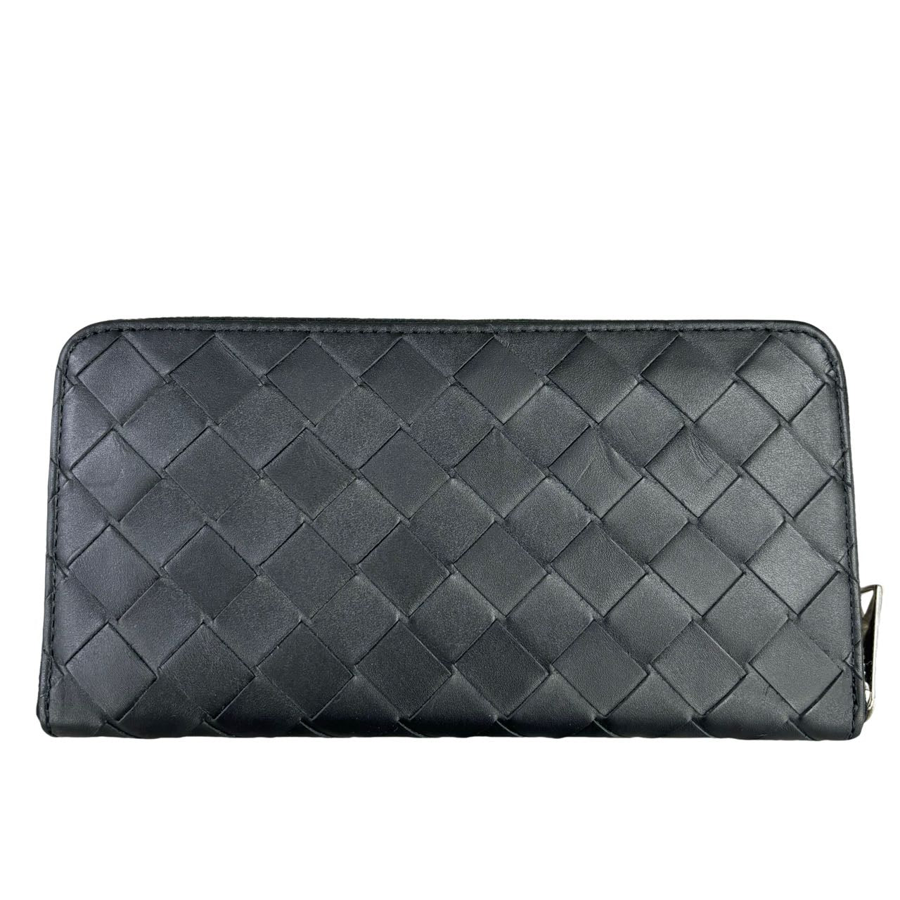 BOTTEGA VENETA <br> Intrecciato Long Zip Around Wallet