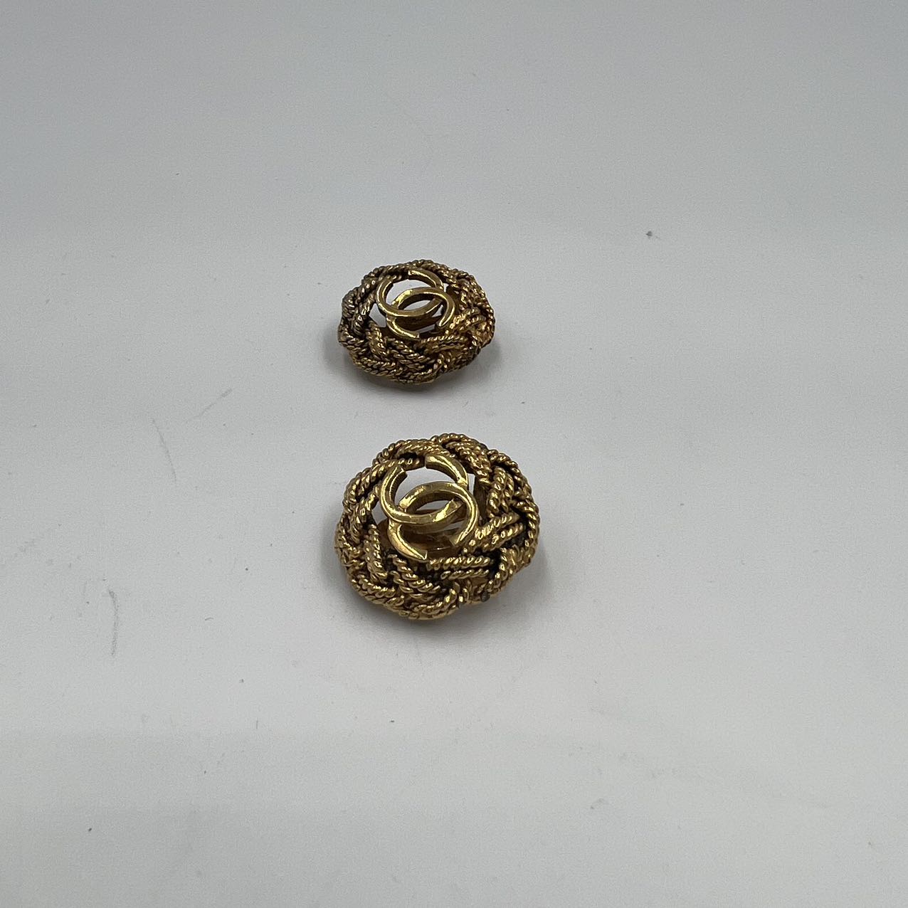 CHANEL<br>Co Co Mark Earrings