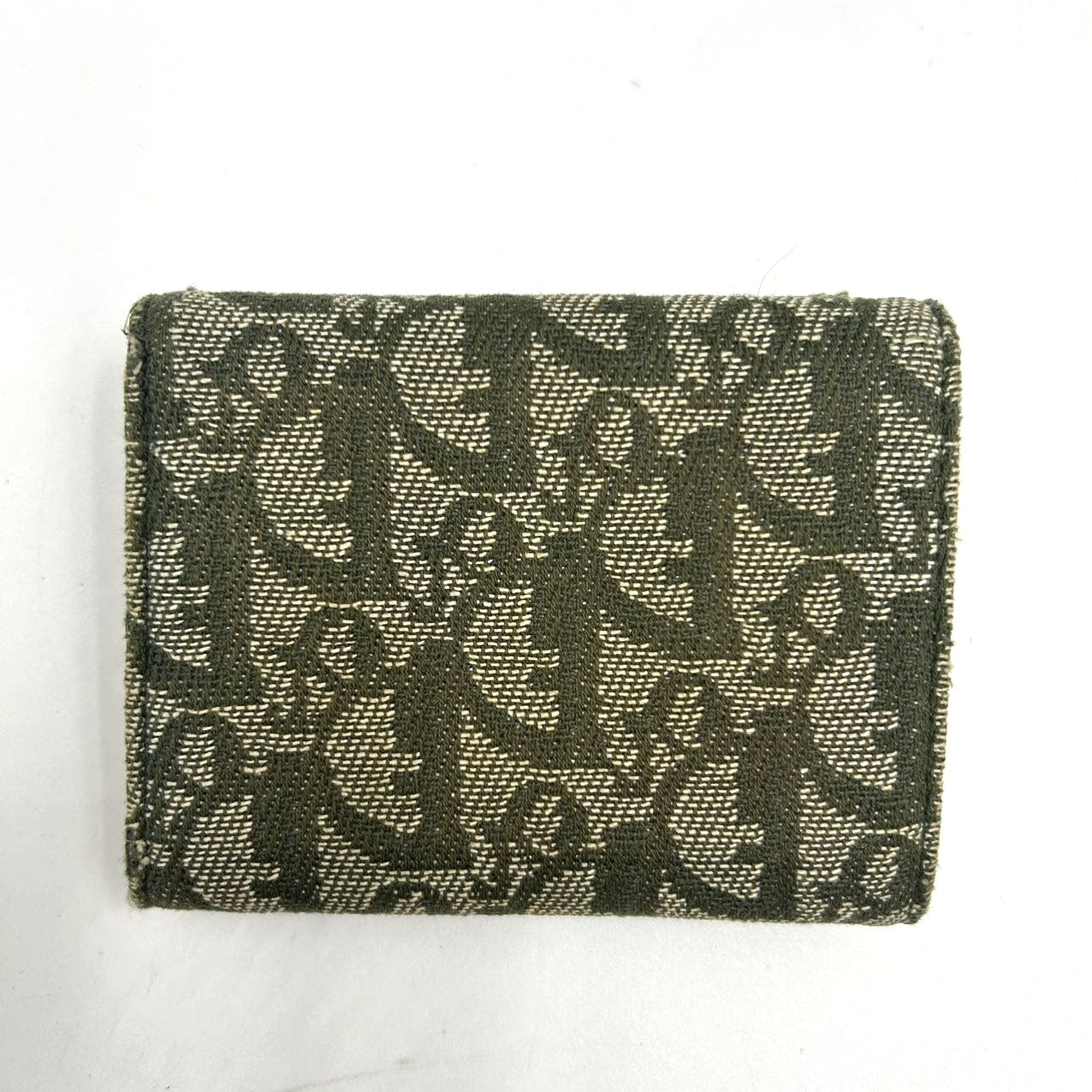 CHRISTIAN DIOR<br>Saddle Wallet Green