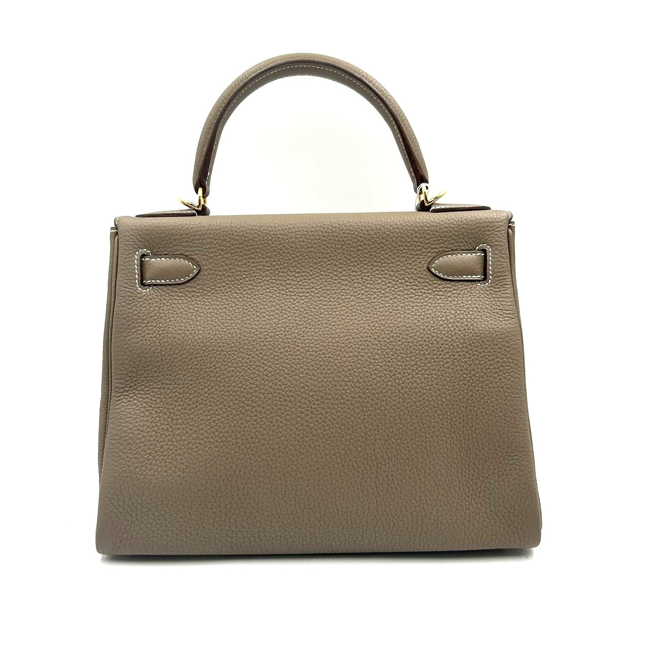 HERMES<br>Kelly 28 Etoupe Togo