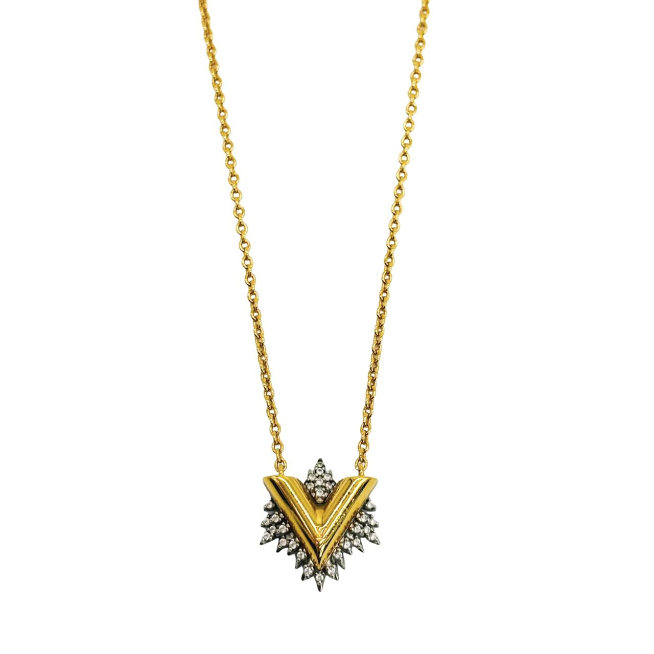 LOUIS VUITTON <br> Essential V Necklace