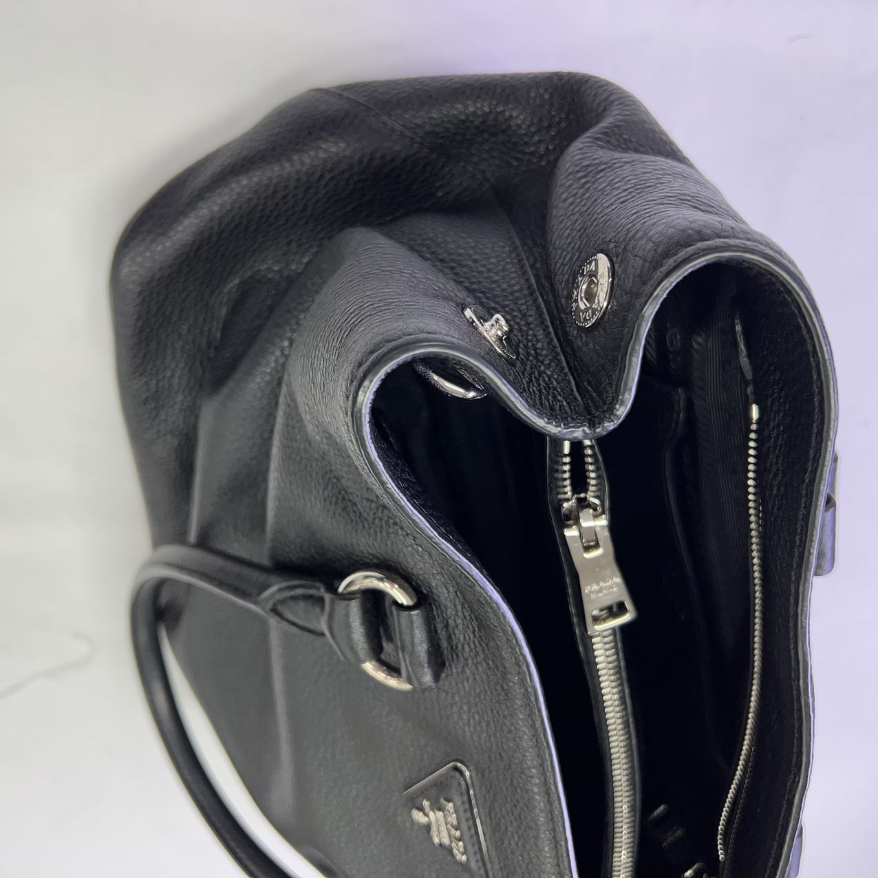 PRADA<br>Leather 2way Hand Bag