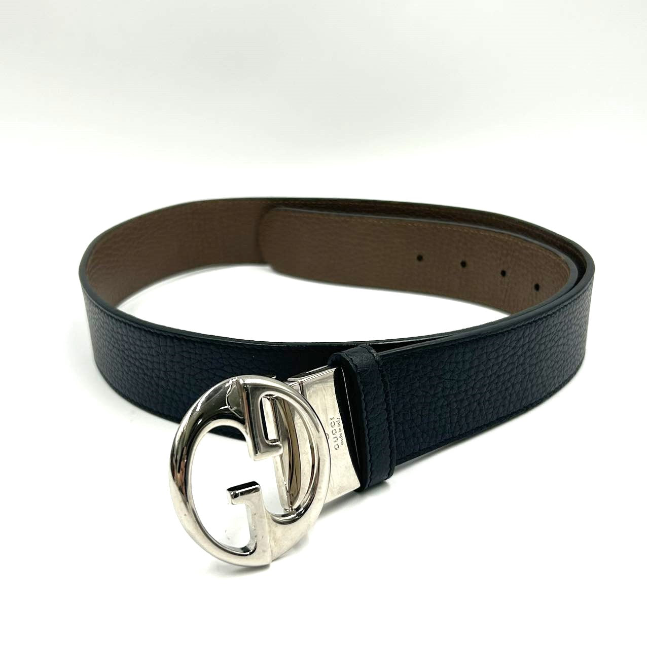 GUCCI<br>Reversible Leather Belt 449715