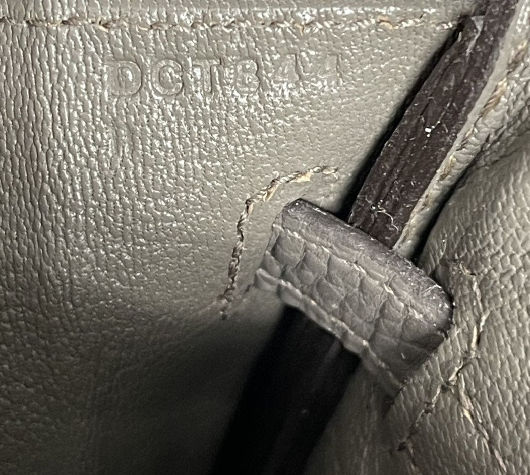 HERMES<br>Birkin Gray Bag