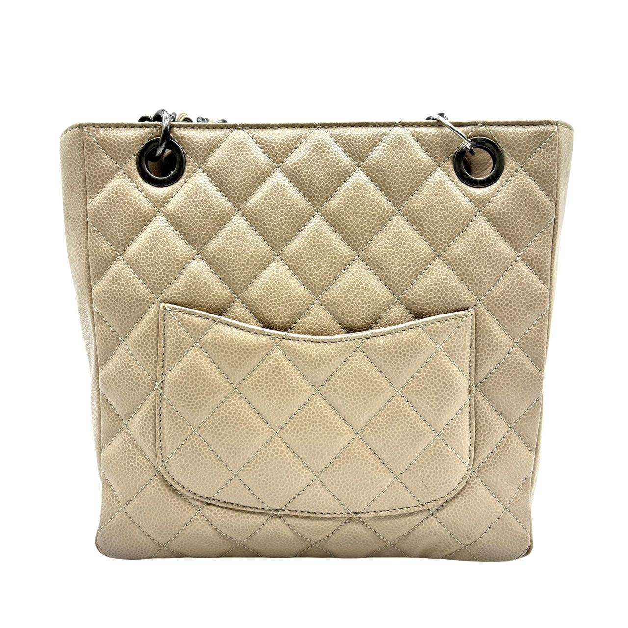 CHANEL <br> Caviar Skin Tote Bag