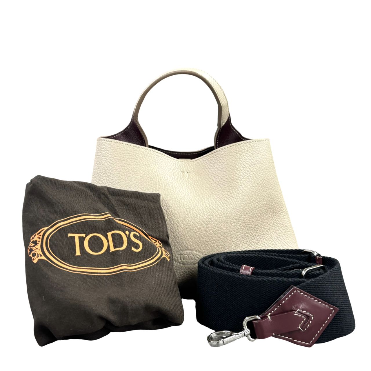 TODS<br> Mikro-2-Wege-Tasche aus Leder