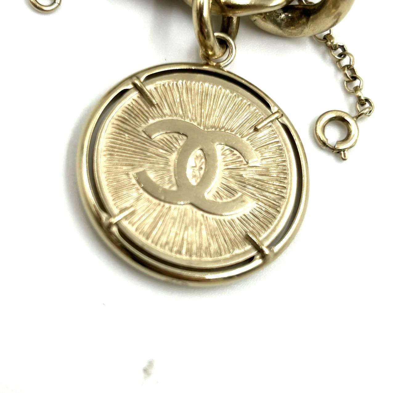 CHANEL<br> Medallion Chain Bracelet