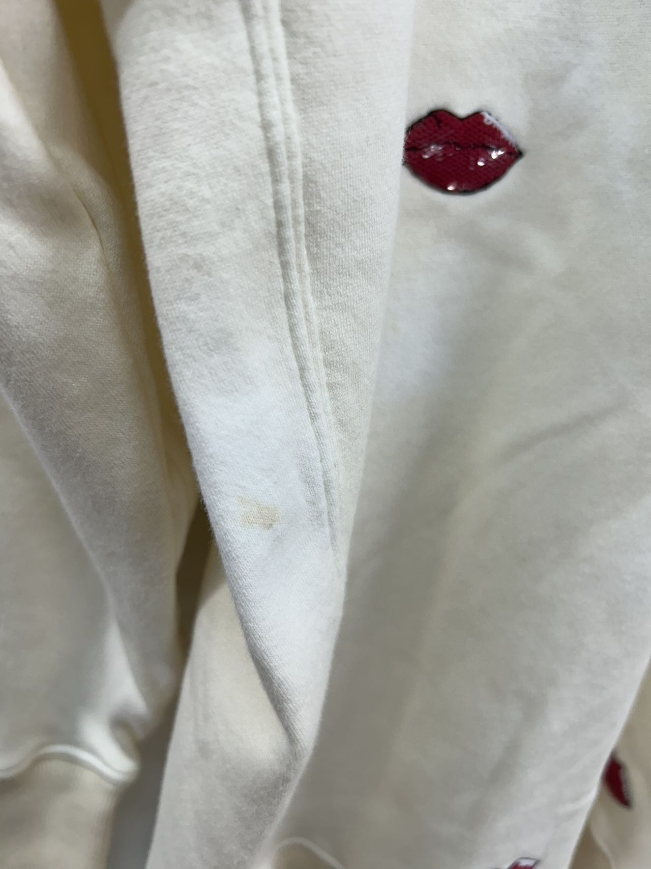 VALENTINO<br>Logo Rip Pullover Sweat