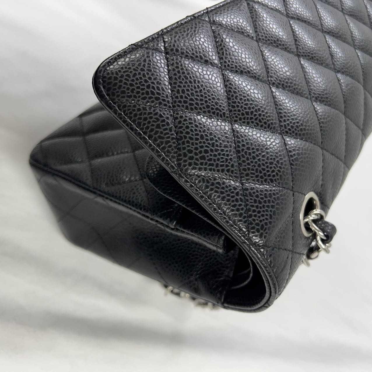 CHANEL<br>Matelasse Caviar Black