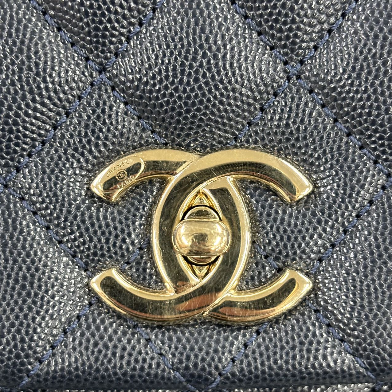 CHANEL <br> Caviar Skin Coco Handle 2way Bag