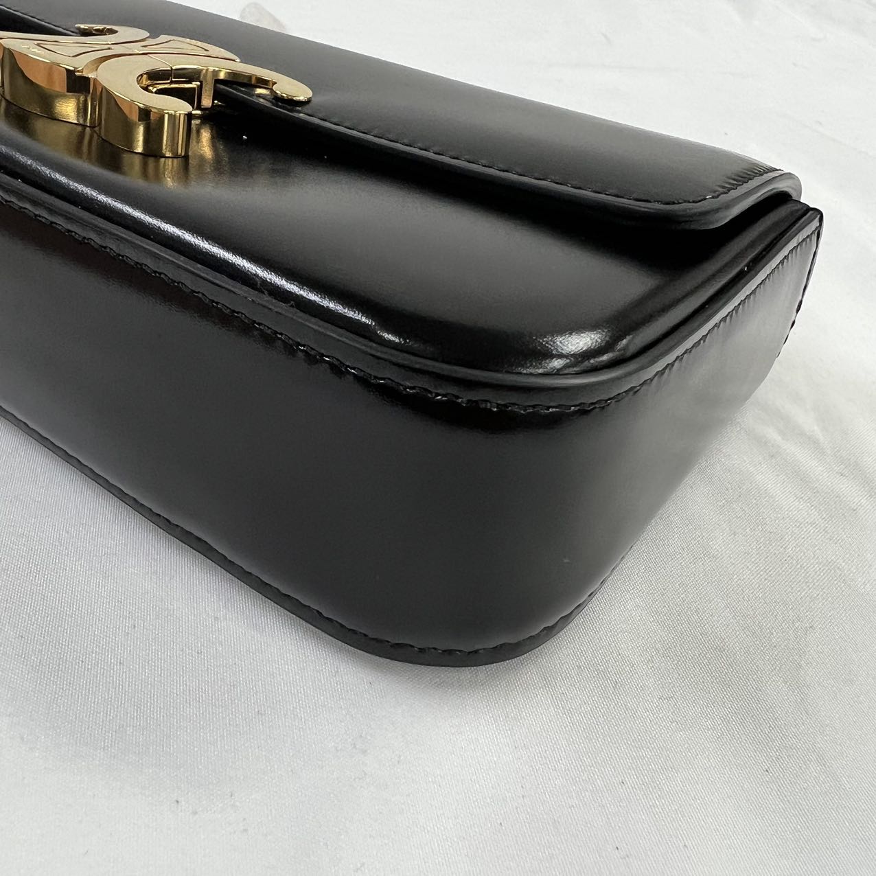 CELINE<br> Triomphe Schultertasche mit Kette