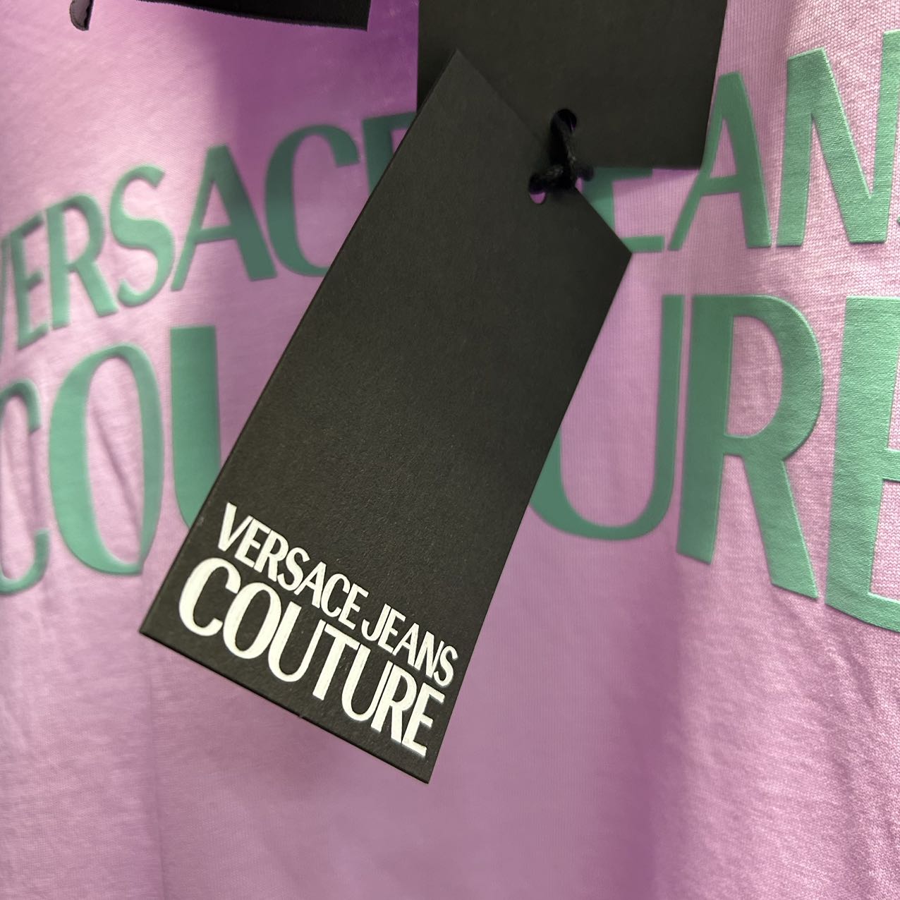 VERSACE JEANS<br>Couture Logo Tee Purple